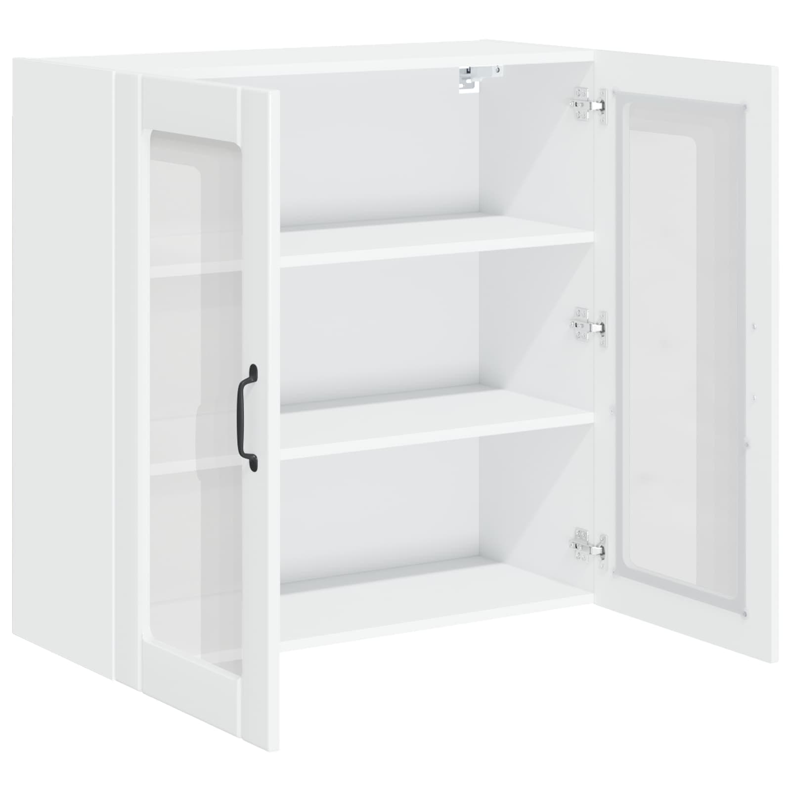 Mobile da cucina-Armadio da cucina Bianco Lucido 80 x 31 x 80 cm 873982