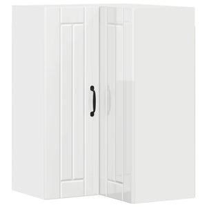 Mobile da cucina-Armadio da cucina Bianco Lucido 57 x 57 x 80 cm