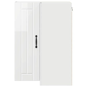 Mobile da cucina-Armadio da cucina Bianco Lucido 57 x 57 x 80 cm