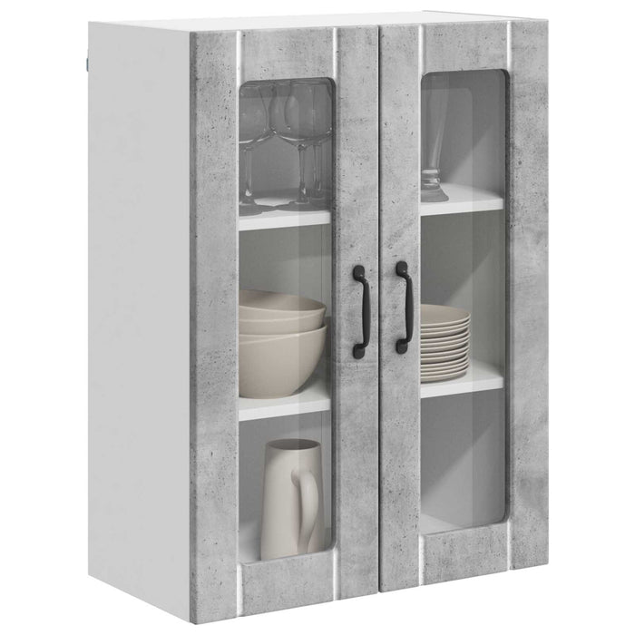 Mobile da cucina-Armadio da cucina Grigio cemento 60 x 31 x 80 cm 433804