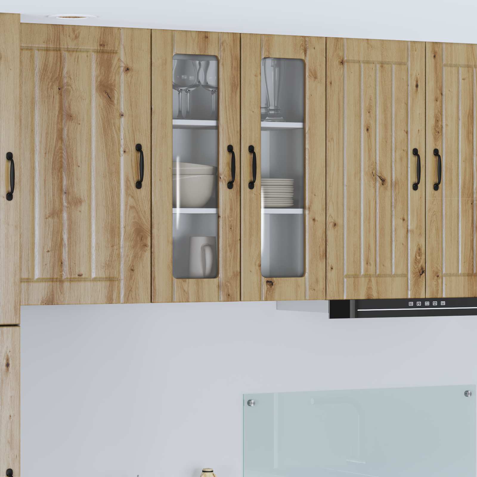 Mobile da cucina-Armadio da cucina Rovere artigianale 60 x 31 x 80 cm 190202