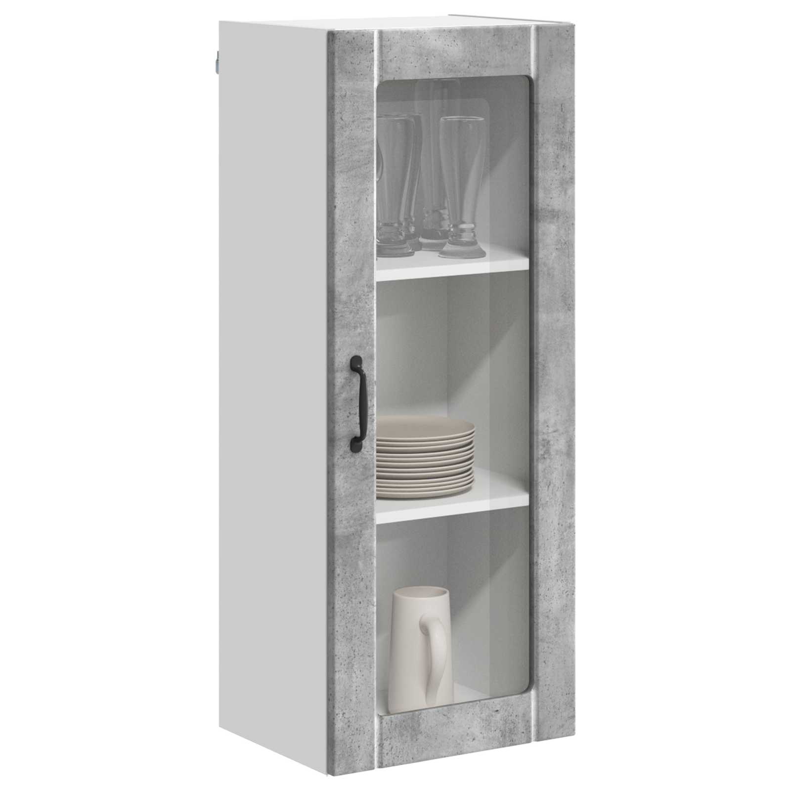 Mobile da cucina-Armadio da cucina Grigio cemento 40 x 31 x 100 cm 289568