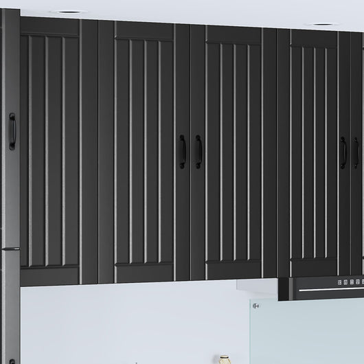 Mobile da cucina-Armadio da cucina Nero 80 x 31 x 100 cm Legno multistrato 177751