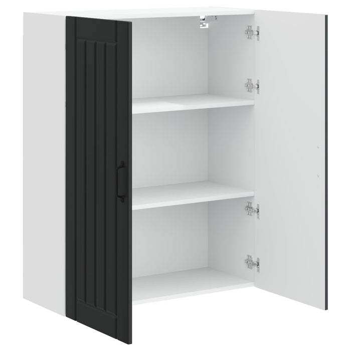 Mobile da cucina-Armadio da cucina Nero 80 x 31 x 100 cm Legno multistrato 177751