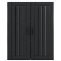 Mobile da cucina-Armadio da cucina Nero 80 x 31 x 100 cm Legno multistrato 177751