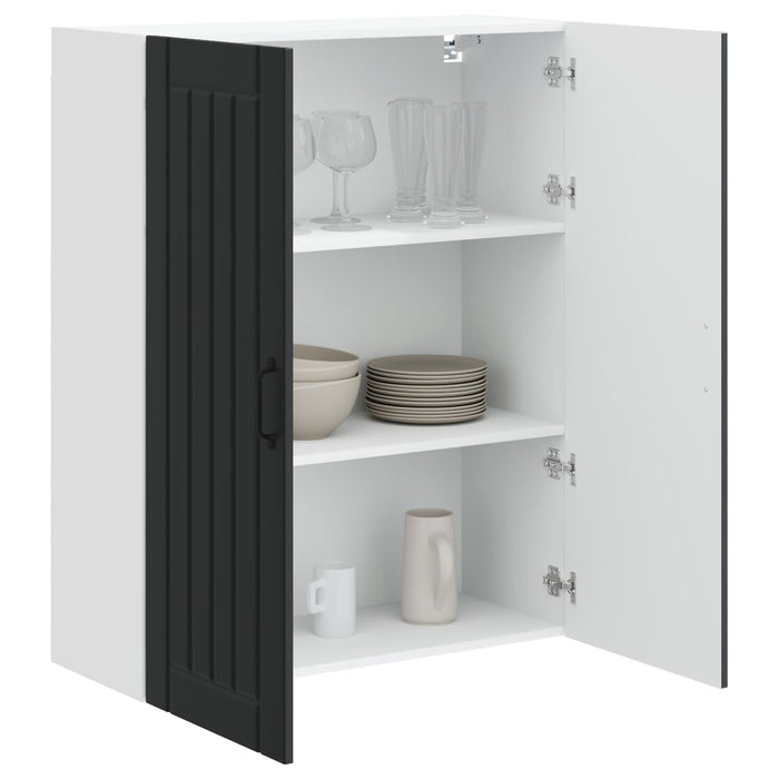 Mobile da cucina-Armadio da cucina Nero 80 x 31 x 100 cm Legno multistrato 177751