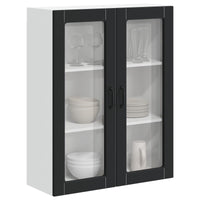 Pensile cucina-Mobile Cucina da Parete Nero 80 x 31 x 100 cm Legno multistrato