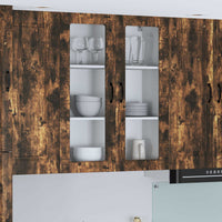 Pensile cucina Rovere fumé 80 x 31 x 100 cm Legno multistrato 885160