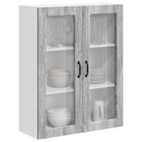 Pensile cucina-Mobile Cucina da Parete Grigio Sonoma 80 x 31 x 100 cm Legno multistrato