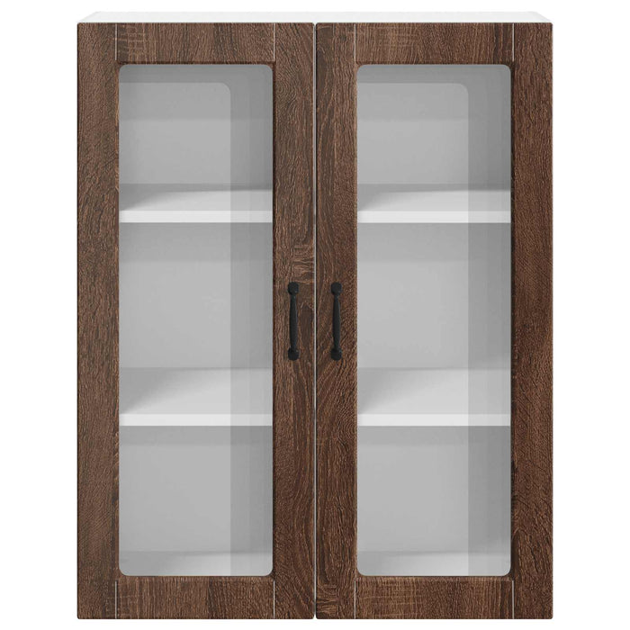 Pensile cucina con porta-Mobile Cucina da Parete Rovere Marrone 80 x 31 x 100 cm 146489