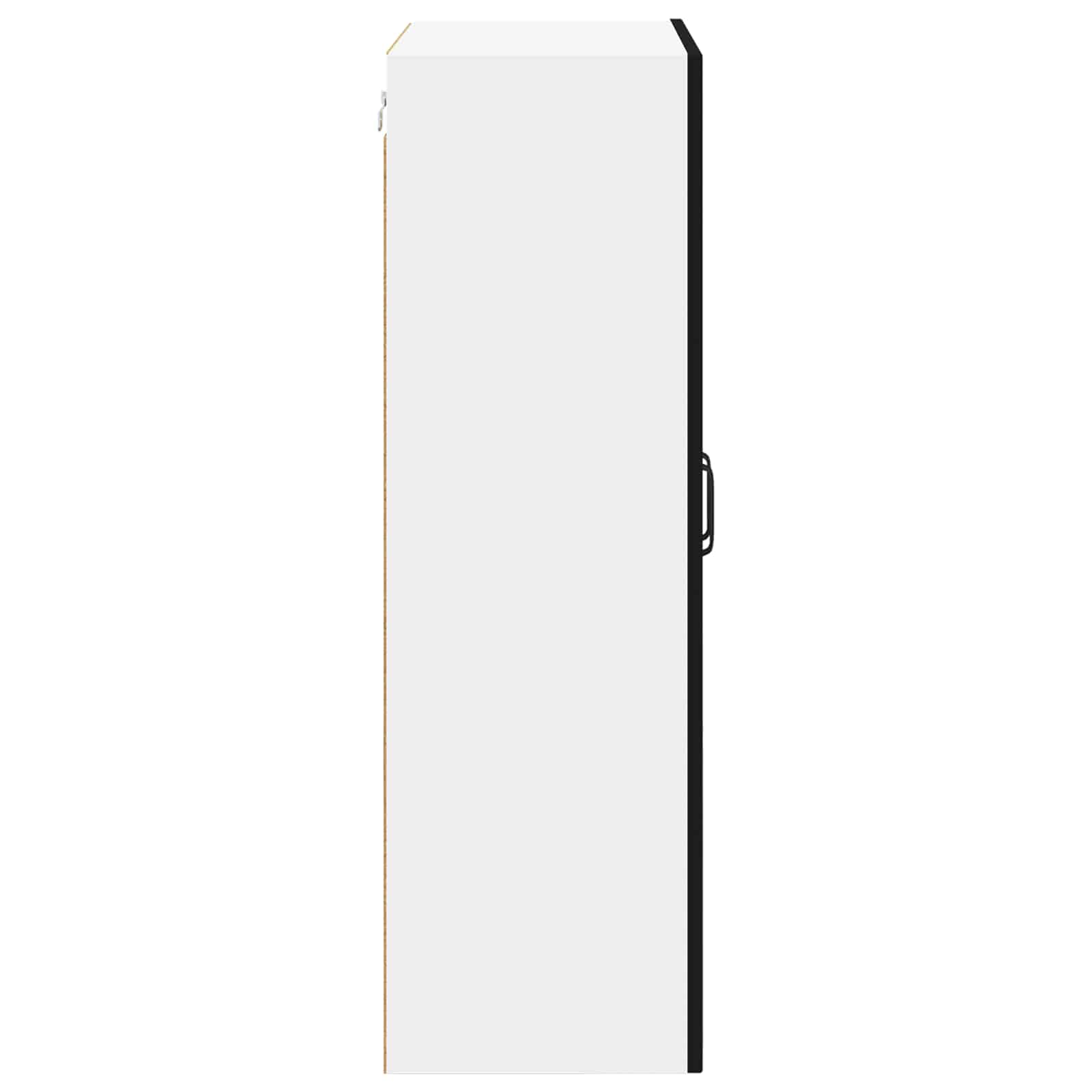 Pensile cucina-Mobile Cucina da Parete Nero 60 x 31 x 100 cm Legno multistrato