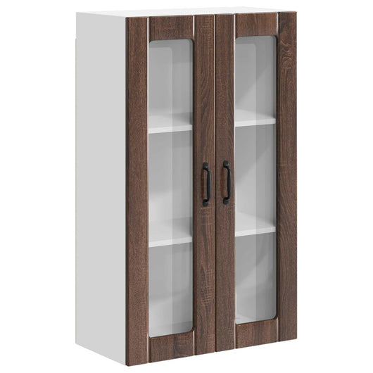 Pensile cucina con porta-Mobile Cucina da Parete Rovere Marrone 60 x 31 x 100 cm