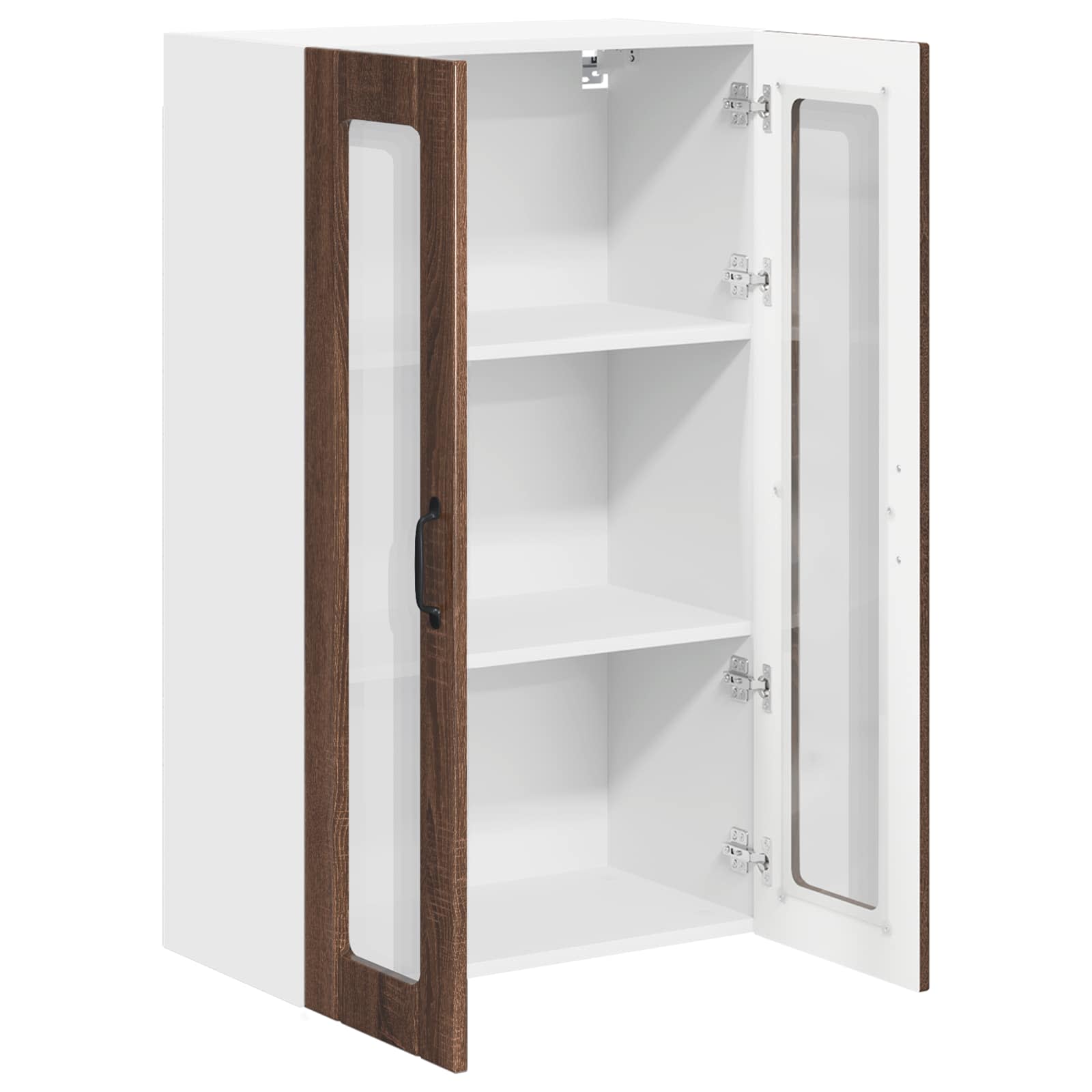 Pensile cucina con porta-Mobile Cucina da Parete Rovere Marrone 60 x 31 x 100 cm