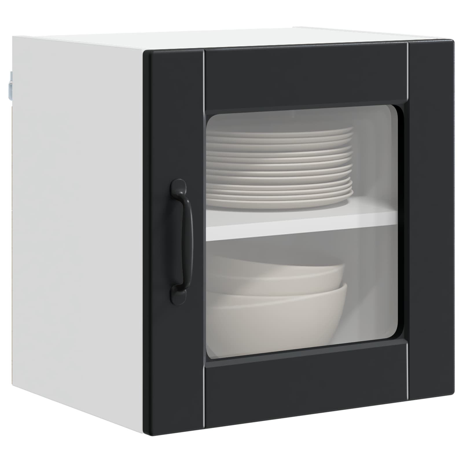 Mobile da cucina 2 pz-Set di 2 Armadio da cucina Nero 40 x 31 x 40 cm Legno multistrato 484086