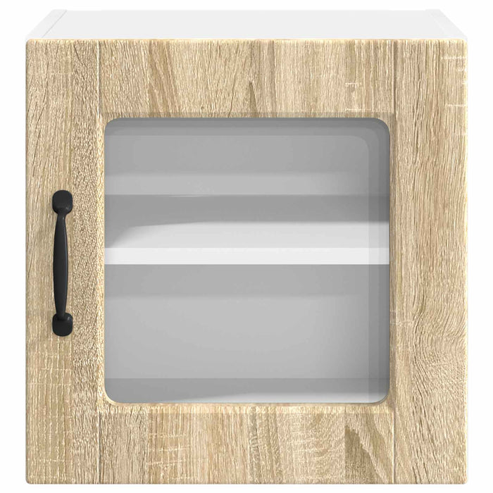 Mobile da cucina con porta 2 pz-Set di 2 Armadio da cucina Rovere Sonoma 40 x 31 x 40 cm 151323