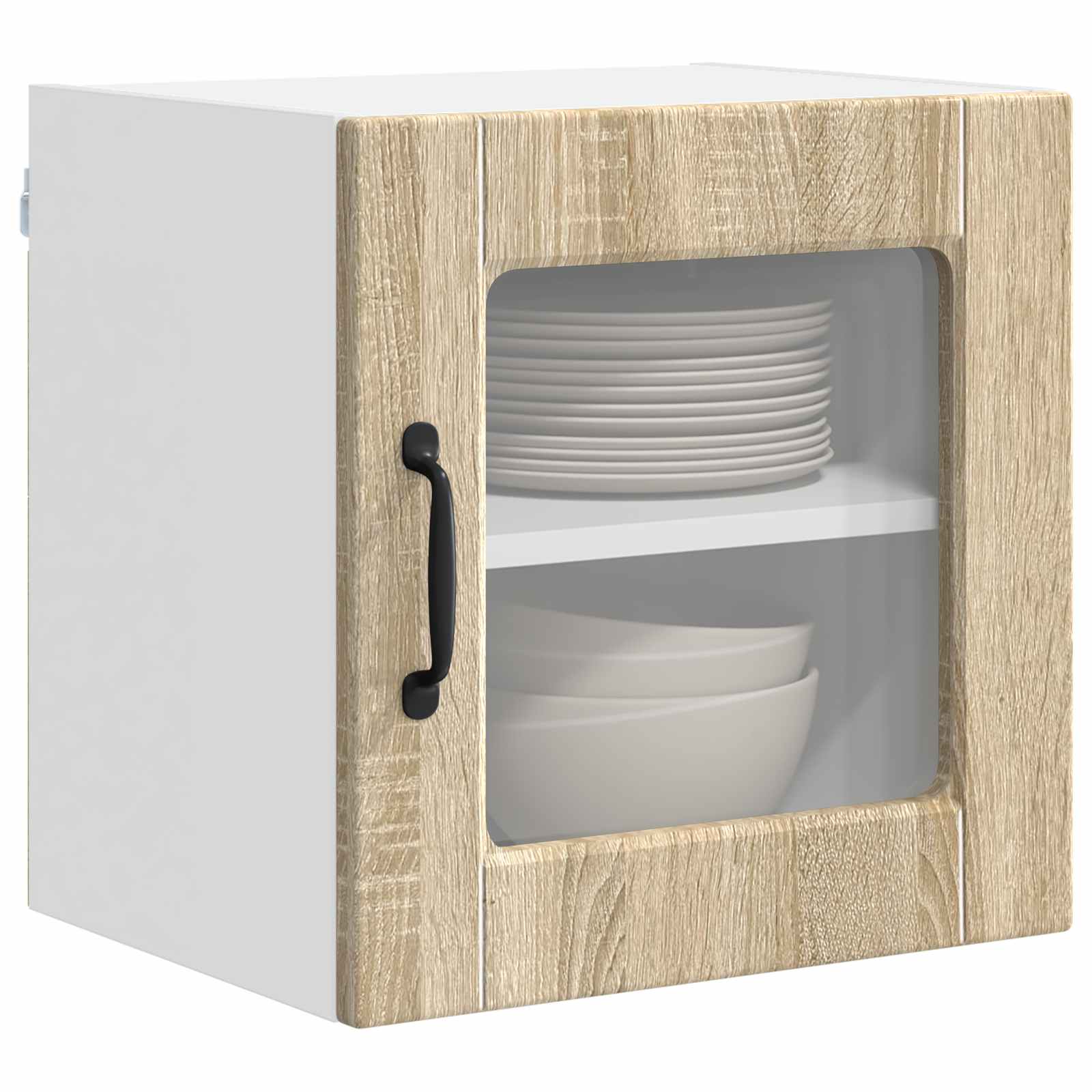 Mobile da cucina con porta 2 pz-Set di 2 Armadio da cucina Rovere Sonoma 40 x 31 x 40 cm 151323