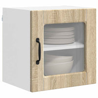 Mobile da cucina con porta 2 pz-Set di 2 Armadio da cucina Rovere Sonoma 40 x 31 x 40 cm 151323