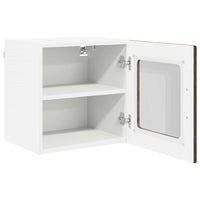 Mobile da cucina con porta 2 pz-Set di 2 Armadio da cucina Rovere Marrone 40 x 31 x 40 cm 223746
