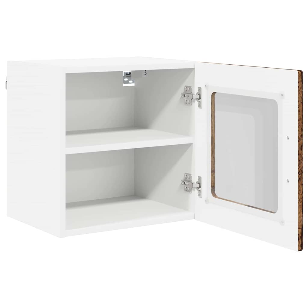 Mobile da cucina con porta 2 pz-Set di 2 Armadio da cucina Legno vecchio 40 x 31 x 40 cm 743769