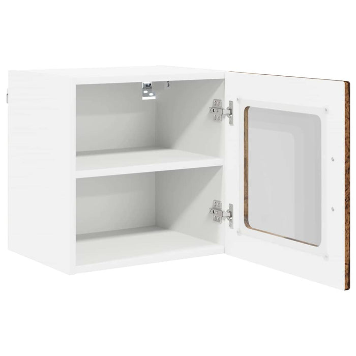 Mobile da cucina con porta 2 pz-Set di 2 Armadio da cucina Legno vecchio 40 x 31 x 40 cm 743769