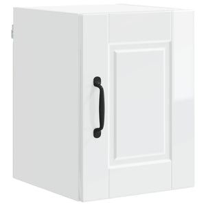 Mobile da cucina con porta 2 pz-Set di 2 Armadio da cucina Bianco Lucido 30 x 31 x 40 cm