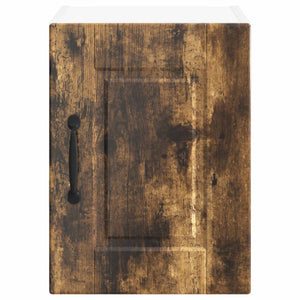 Mobile da cucina con porta 2 pz-Set di 2 Armadio da cucina Rovere fum¨¦ 30 x 31 x 40 cm