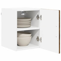 Mobile da cucina con porta 2 pz-Set di 2 Armadio da cucina Rovere fum¨¦ 30 x 31 x 40 cm