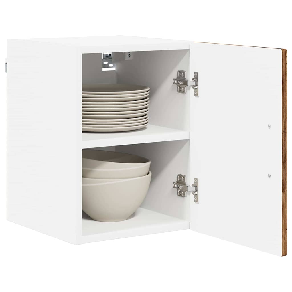 Mobile da cucina con porta 2 pz-Set di 2 Armadio da cucina Legno vecchio 30 x 31 x 40 cm
