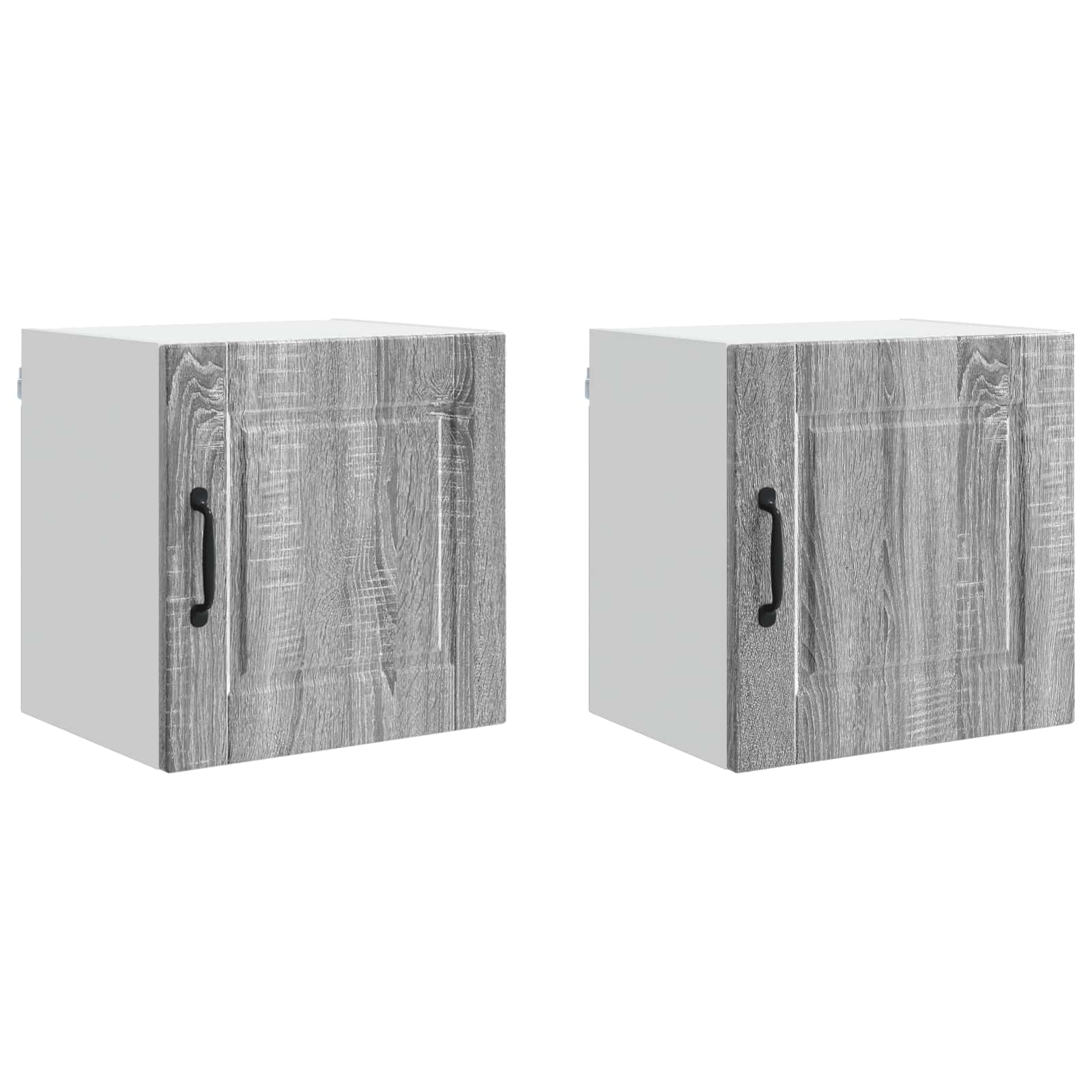 Mobile da cucina con porta 2 pz-Set di 2 Armadio da cucina Grigio Sonoma 40 x 31 x 40 cm 807898