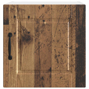 Mobile da cucina con porta 2 pz-Set di 2 Armadio da cucina Legno vecchio 40 x 31 x 40 cm 222896