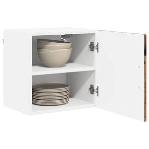 Mobile da cucina con porta 2 pz-Set di 2 Armadio da cucina Legno vecchio 40 x 31 x 40 cm 222896