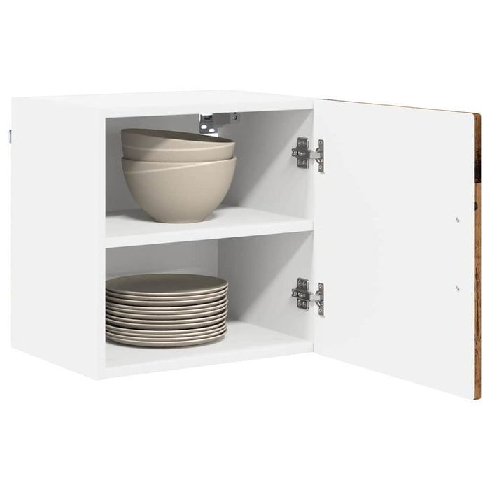Mobile da cucina con porta 2 pz-Set di 2 Armadio da cucina Legno vecchio 40 x 31 x 40 cm 222896