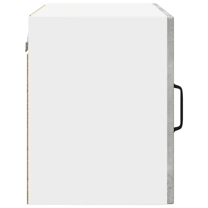 Mobile da cucina con porta 2 pz-Set di 2 Armadio da cucina Grigio cemento 50 x 31 x 40 cm