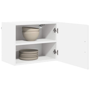 Mobile da cucina con porta 2 pz-Set di 2 Armadio da cucina Bianco Lucido 50 x 31 x 40 cm