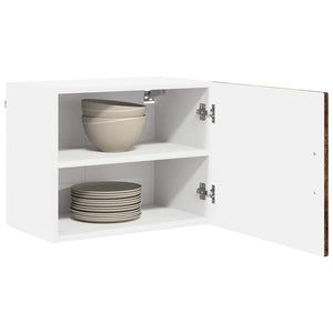 Mobile da cucina con porta 2 pz-Set di 2 Armadio da cucina Rovere fum¨¦ 50 x 31 x 40 cm