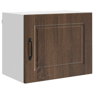 Mobile da cucina con porta 2 pz-Set di 2 Armadio da cucina Rovere Marrone 50 x 31 x 40 cm