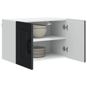 Mobile da cucina 2 pz-Set di 2 Armadio da cucina Nero 60 x 31 x 40 cm Legno multistrato 319050