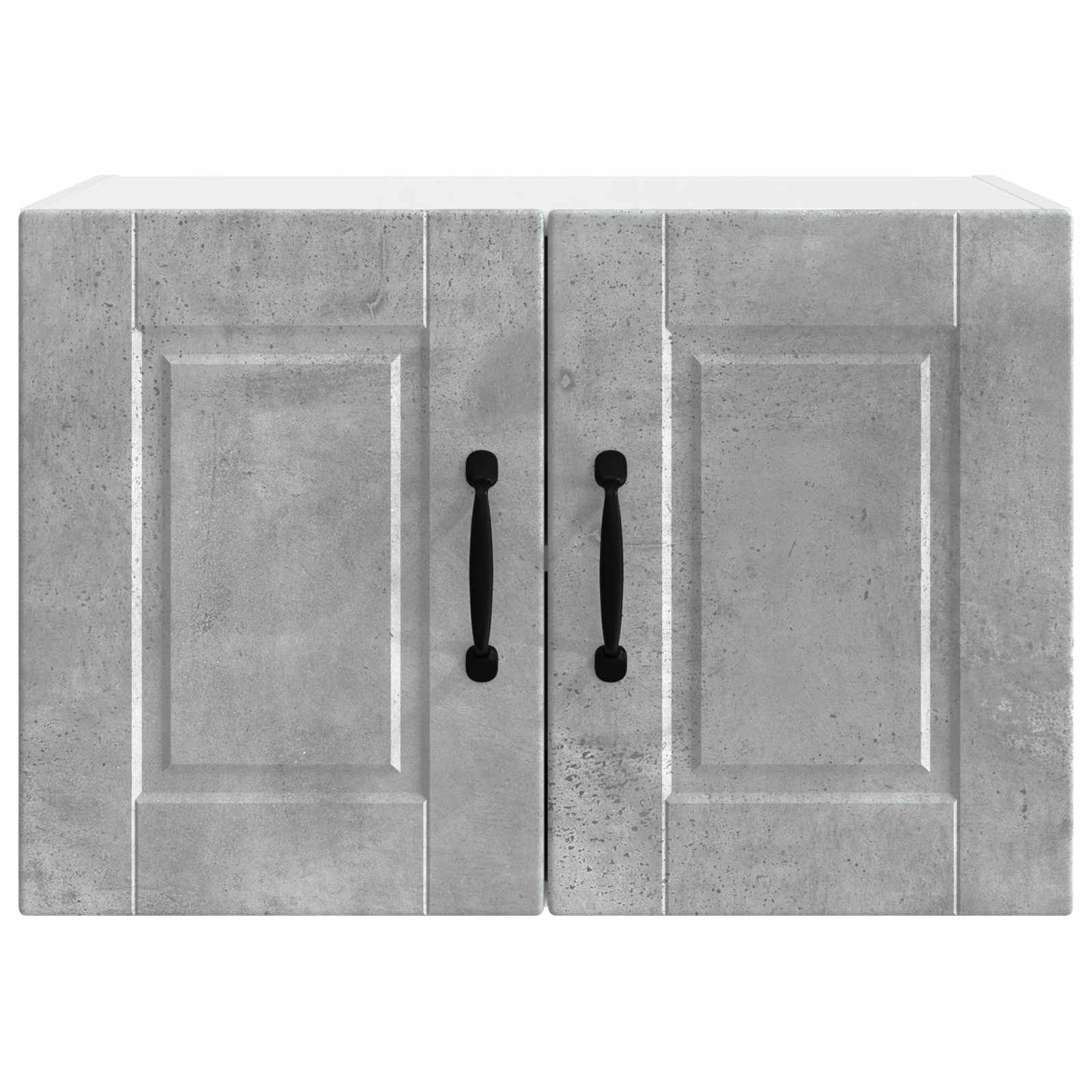 Mobile da cucina con porta 2 pz-Set di 2 Armadio da cucina Grigio cemento 60 x 31 x 40 cm 895654