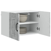 Mobile da cucina con porta 2 pz-Set di 2 Armadio da cucina Grigio cemento 60 x 31 x 40 cm 895654