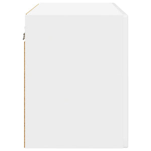 Mobile da cucina con porta 2 pz-Set di 2 Armadio da cucina Bianco Lucido 60 x 31 x 40 cm 889861