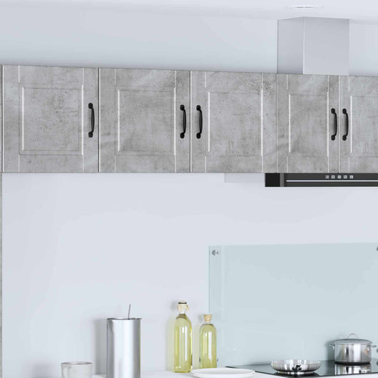 Mobile da cucina con lo scaffale Grigio cemento 80 x 31 x 40 cm 885288