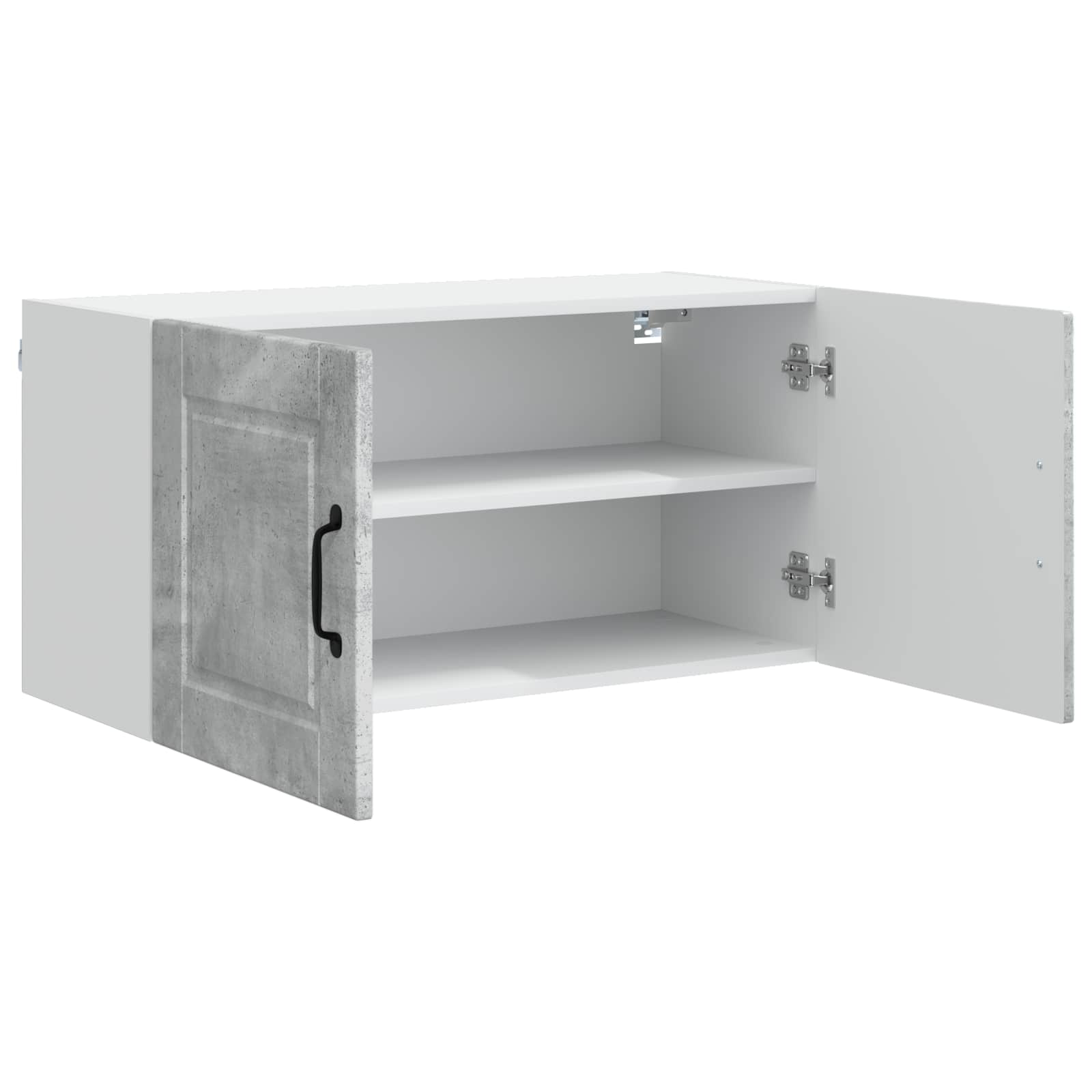 Mobile da cucina con lo scaffale Grigio cemento 80 x 31 x 40 cm 885288