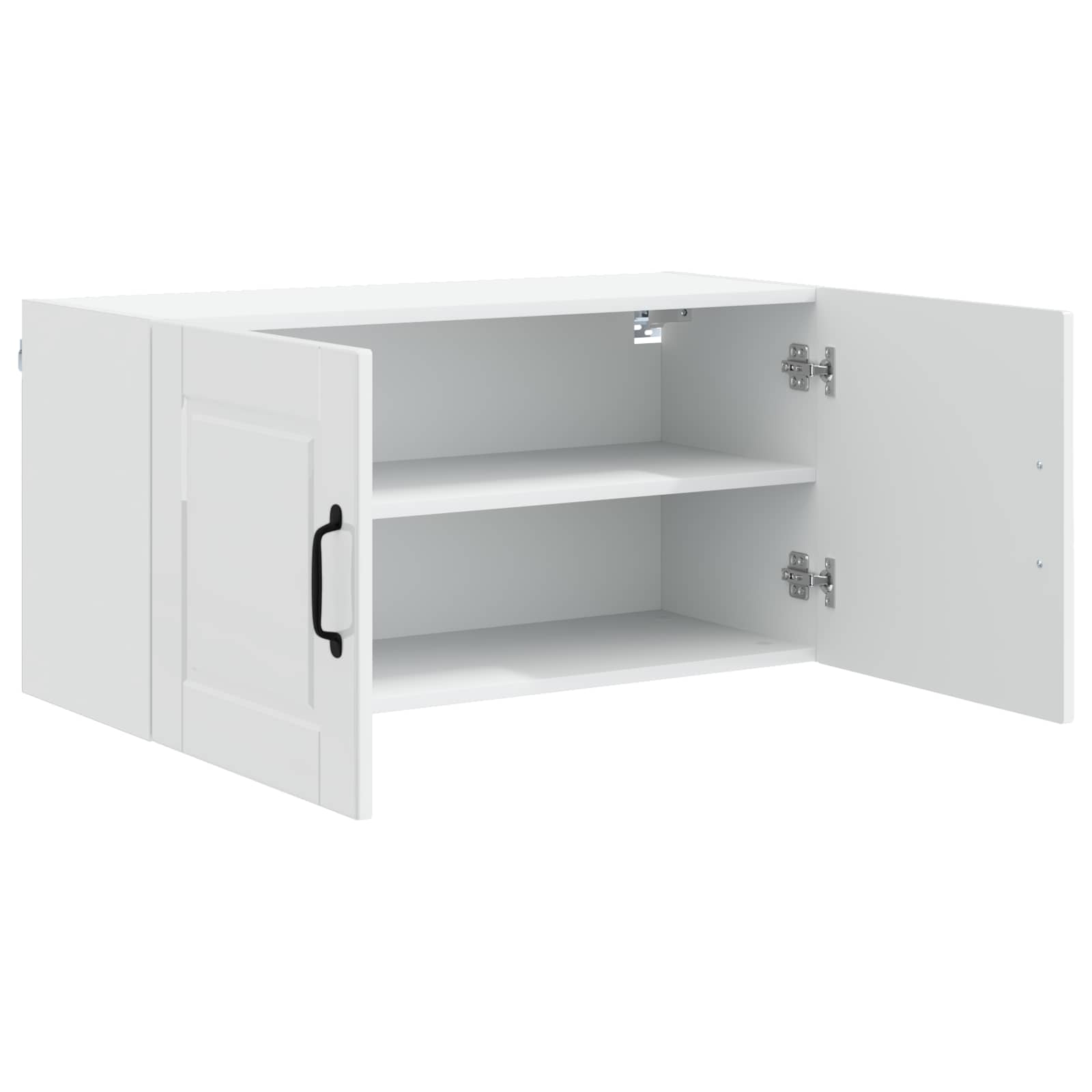 Mobile da cucina con lo scaffale-Armadio da cucina Bianco Lucido 80 x 31 x 40 cm 106450