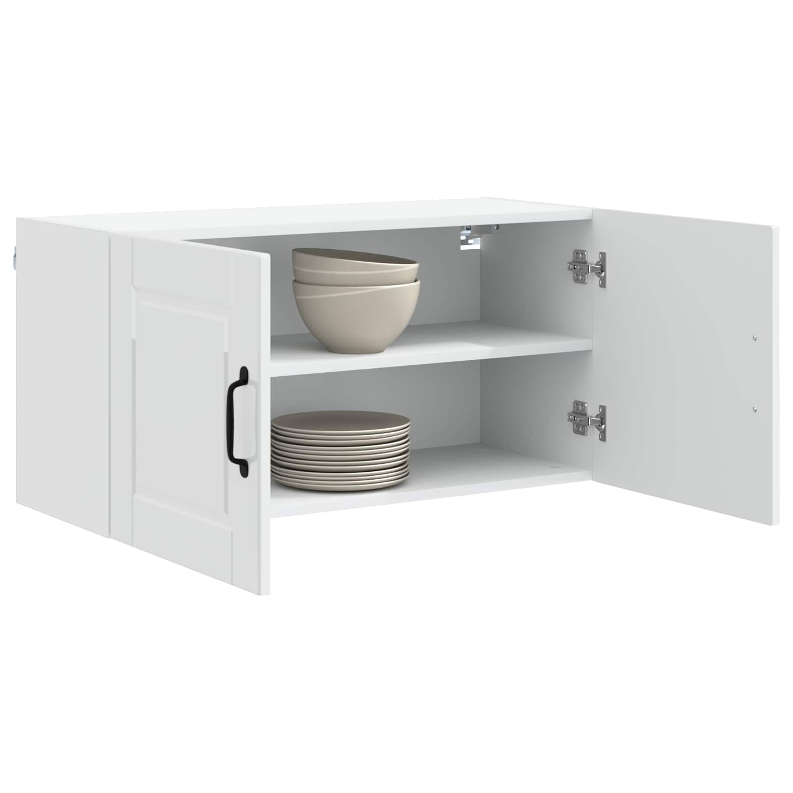 Mobile da cucina con lo scaffale-Armadio da cucina Bianco Lucido 80 x 31 x 40 cm 106450