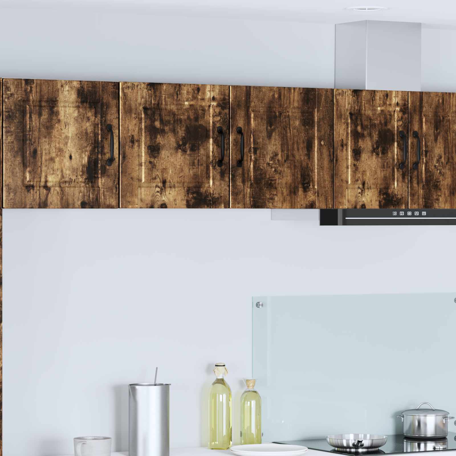 Mobile da cucina-Armadio da cucina Rovere fum¨¦ 80 x 31 x 40 cm Legno multistrato 994582