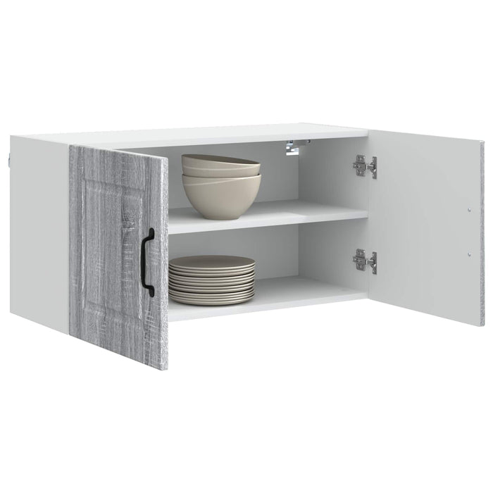 Mobile da cucina con lo scaffale-Armadio da cucina Grigio Sonoma 80 x 31 x 40 cm 316145