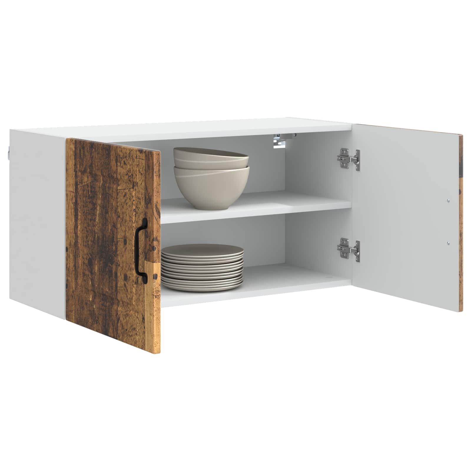 Mobile da cucina con lo scaffale-Armadio da cucina Legno vecchio 80 x 31 x 40 cm 345019