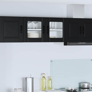 Mobile da cucina-Armadio da cucina Nero 80 x 31 x 40 cm Legno multistrato 406928