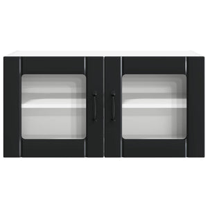 Mobile da cucina-Armadio da cucina Nero 80 x 31 x 40 cm Legno multistrato 406928