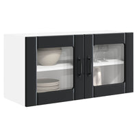 Mobile da cucina-Armadio da cucina Nero 80 x 31 x 40 cm Legno multistrato 406928